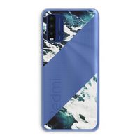 Golven: Xiaomi Redmi 9T Transparant Hoesje Golven: Xiaomi Redmi 9T Transparant Hoesje