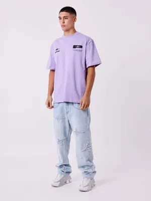 Project X Paris Polaris T-Shirt Heren Paars - Maat XL - Kleur: Paars | Soccerfanshop