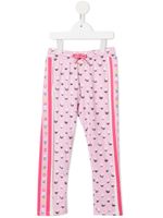 Marc Jacobs Kids pantalon de jogging à imprimé abstrait - Rose