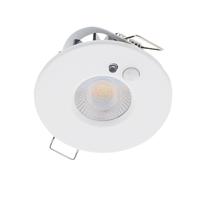 LED PIR inbouwspot IP65 waterdicht met bewegings sensor 6Watt rond WIT én dimbaar