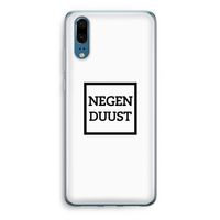 Negenduust vierkant: Huawei P20 Transparant Hoesje