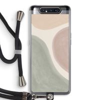 Geo #6: Samsung Galaxy A80 Transparant Hoesje met koord