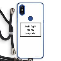 Fight for my fairytale: Xiaomi Mi Mix 3 Transparant Hoesje met koord