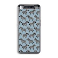 Zebra: Samsung Galaxy A80 Transparant Hoesje