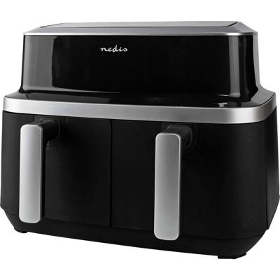 Nedis KAAF320BK Airfryer 8.4 l 2600 W Timerfunctie, Oververhittingsbeveiliging, BPA-vrij Zwart
