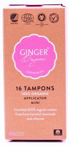 Ginger Organic Tampons Mini Met Applicator