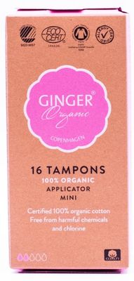 Ginger Organic Tampons Mini Met Applicator