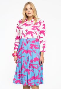 Yoek Blouse-jurk St. TROPEZ | Blauw | Maat 50/52