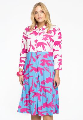 Yoek Blouse-jurk St. TROPEZ | Blauw | Maat 58/60