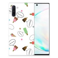 Samsung Galaxy Note 10 Siliconen Case IJsjes - thumbnail