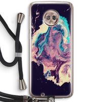 Cosmic Silence: Motorola Moto G6 Transparant Hoesje met koord