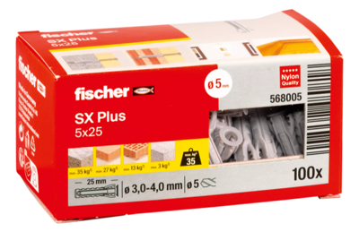 Fischer Expansion Plug SX Plus 5x25 - 568005