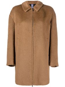 Hevo manteau à fermeture zippée - Marron