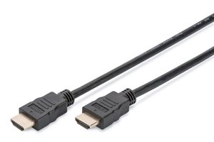 Digitus AK-990920-020-S HDMI-kabel HDMI Aansluitkabel HDMI-A-stekker, HDMI-A-stekker 2.00 m Zwart 4K UHD, Audio Return Channel (ARC)