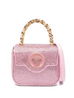 Versace mini sac La Medusa à ornements en cristal - Rose