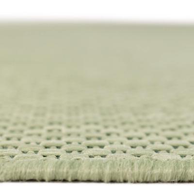 Karpet24 Sisal - Modern Effen Vloerkleed voor Binnen & Buiten, Groen-140 x 200 cm
