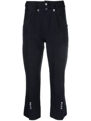 Christian Dior Pre-Owned pantalon court évasé (années 1990) - Bleu