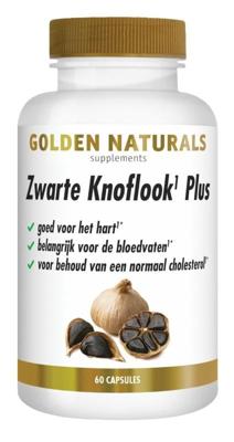 Golden Naturals Zwarte knoflook plus 60 Vegetarische capsules