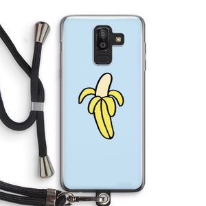 Banana: Samsung Galaxy J8 (2018) Transparant Hoesje met koord