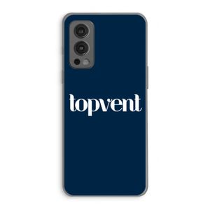 Topvent Navy: OnePlus Nord 2 5G Transparant Hoesje