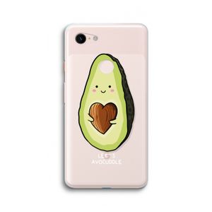 Avocuddle: Google Pixel 3 XL Transparant Hoesje