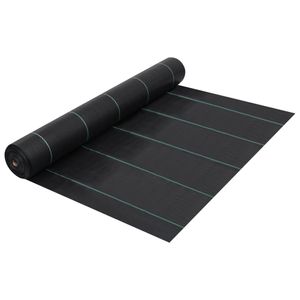 VidaXL Worteldoek 2x10 m pp zwart