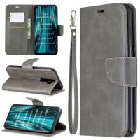 Voor Xiaomi Redmi Note 8Pro retro Lambskin textuur zuivere kleur horizontale Flip PU lederen draagtas met houder & kaartsleuven & portemonnee & Lanyar