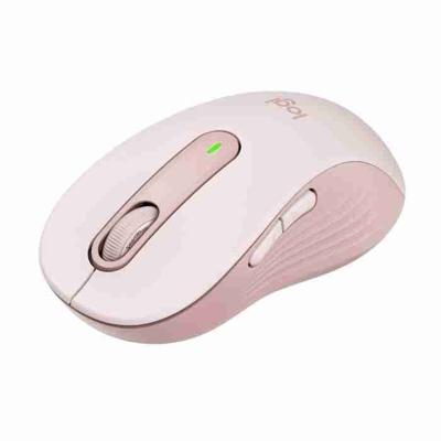 Logitech Signature M650 L draadloze muis - stil Groot formaat, Bluetooth, programmeerbare knoppen - roze