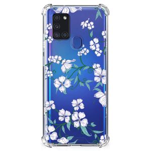 Samsung Galaxy A21s Uniek Case Blossom White
