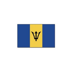 Vlag Barbados 90 x 150 feestartikelen