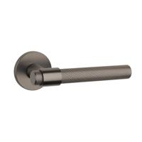 Stile deurklinken Goya Titanium op rond rozet Stile deurklinken Goya Titanium op rond rozet