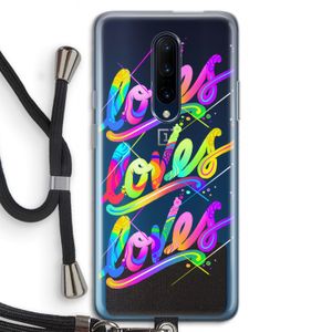 Loves: OnePlus 7 Pro Transparant Hoesje met koord