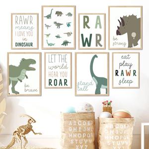 Posters - Dinosaurussen / Set van 8