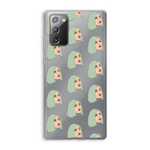 King Kylie: Samsung Galaxy Note 20 / Note 20 5G Transparant Hoesje