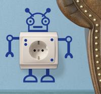 Sticker stopcontact robot
