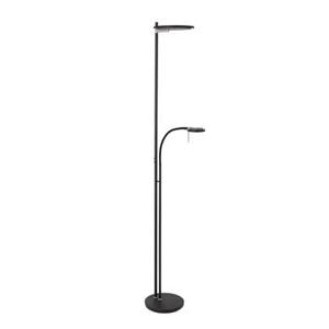 Steinhauer vloerlamp Turound - zwart - metaal - 2989ZW