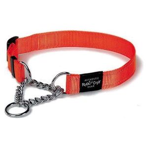 Rogz for dogs Lumberjack halfslip halsband oranje