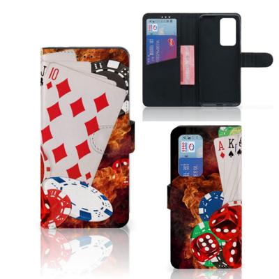 Huawei P40 Pro | Wallet Case | met Pasjes | Casino
