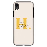 Amber Script: iPhone XR Tough Case
