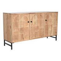 Dressoir Home ESPRIT Bruin Zwart 145 x 40 x 80 cm