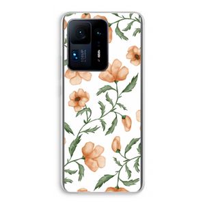 Peachy flowers: Xiaomi Mi Mix 4 Transparant Hoesje