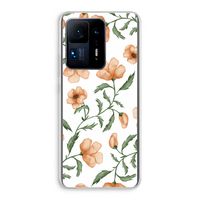 Peachy flowers: Xiaomi Mi Mix 4 Transparant Hoesje