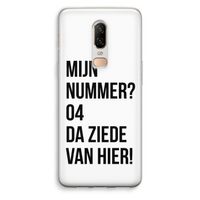 Da ziede van hier: OnePlus 6 Transparant Hoesje