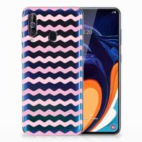 Samsung Galaxy A60 | TPU bumper | Waves Roze