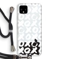 XOXO: Pixel 4 XL Transparant Hoesje met koord