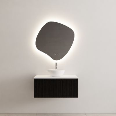 Onderkast Gliss Design Timotheus 60 CM Incl. Topplaat Black Veneer