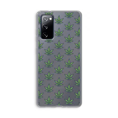 Weed: Samsung Galaxy S20 FE / S20 FE 5G Transparant Hoesje