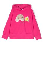 Palm Angels Kids hoodie en coton à imprimé graphique - Rose