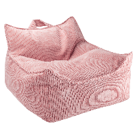 Wigiwama Zitzak Stoel - Pink Mousse Rib