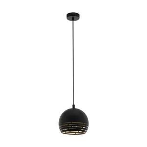 EGLO Camastra Hanglamp - E27 - Ø 22,5 cm - Zwart|Goud